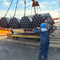 Tuyau en acier rond soudé ERW laminé à chaud en acier doux JIS G3444 SS400 pour les machines industrielles et les projets de pieux structurels