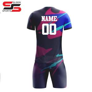 Camisetas de Fútbol Personalizadas Transpirables de Manga Corta, Uniformes de Fútbol para Mujer Estampados a Bajo Precio, Ropa Deportiva de Entrenamiento para Adultos - Product Image 6