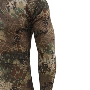 Camiseta Deportiva de Compresión de Manga Larga para Hombre, Cuello Redondo, Corte Ajustado, Secado Rápido, Transpirable, Ecológica, 320g, Tejido Deportivo - Product Image 5