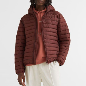 Veste matelassée décontractée pour homme en couleur unie 2025, streetwear, nouvelle mode, coupe-vent, veste matelassée pour homme - Product Image 2