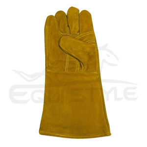 Vente en gros Gants de soudage personnalisés résistants à la chaleur Gants de sécurité fabriqués au Pakistan avec logo personnalisé pour les applications dures - Product Image 2