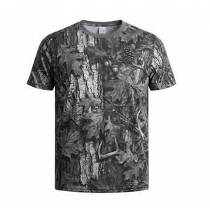Camisetas de Caza Oversize de Algodón 100% Peinado para Hombre con Hombros Caídos Estilo Hip Hop al por Mayor - Product Image 1