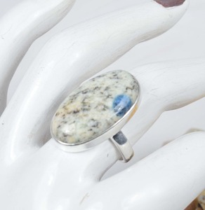 Bague de mode pour filles en gros faite à la main pierre précieuse naturelle K2 Jesper bijoux en argent sterling 925 avec timbre bagues de bijouterie fine - Product Image 2
