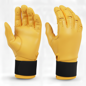 Guantes de Bateo de Béisbol de Cuero Profesional Premium, Diseño Ligero, Opciones Personalizables que Ofrecen Comodidad Duradera al Golpear - Product Image 4