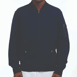 Blousons bombardiers coupe-vent personnalisés Blouson bombardier décontracté de haute qualité Vêtements de rue pour hommes Blousons bombardiers vente en gros - Product Image 3