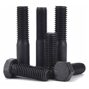 Tornillos y Tuercas Hexagonales Negros DIN933 M6, M10, M12, M13, Fijaciones de Alta Resistencia 18x80 8.8 - Product Image 1