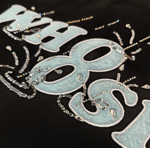 Best Luxury Custom Men Oversized Boxy <b>T</b>-<b>shirt</b> Embroidery Patches Logo Rhinestone <b>Sequin</b> Embroidery Design For Men's <b>T</b>- <b>Shirts</b> - Product Image 4