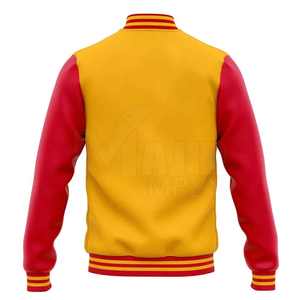 Veste d'hiver Dernière conception Custom Made Men Lettermen Fleece Jacket Lightweight Best Material Men Lettermen Jacket For Sale Veste d'hiver surdimensionnée pour hommes - Product Image 2