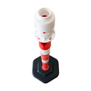 10-Piece Red Reflective Delineator <b>Posts</b> 100 X 6 cm PE Material Road & Traffic Safety - Product Image 3