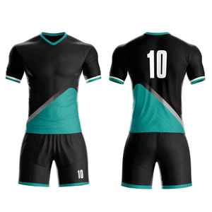 Uniforme de fútbol personalizado de lujo hecho de tela Dry Fit duradera que ofrece la máxima flexibilidad y comodidad atlética de alta gama - Product Image 1