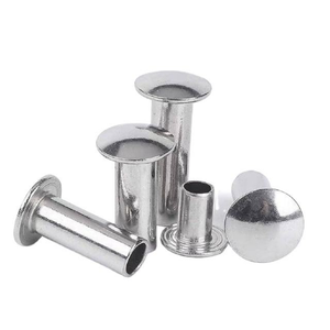 Remache Hueco Semitubular Plano de Acero Inoxidable Premium DIN 7338 M3-M10 Pulido - Product Image 1