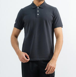 Logo personnalisé Golf pour chemises pour hommes Mélange polyester/coton Respirant et à séchage rapide Vêtements de sport de plein air écologiques - Product Image 1