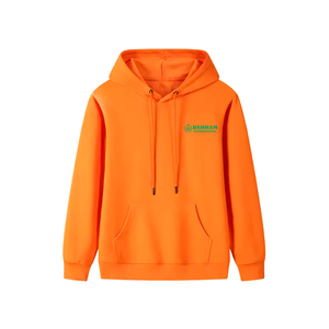 Sweat-shirt à capuche surdimensionné en coton biologique pour homme, modèle 2026, personnalisé, chaud et thermique pour l'hiver, couleur unie, teint uni - Product Image 2