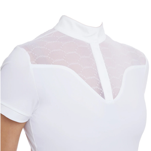 Women Horse Riding Shirt Lightweight Athletic Fit Long Sleeve Equestrian Top <b>Stretch</b> Fabric Moisture Control Riding Apparel - Product Image 5