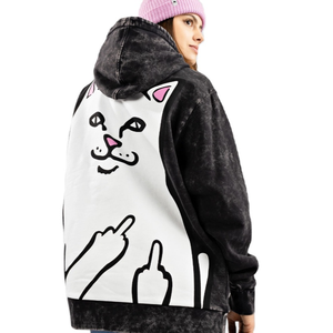 Sweat à capuche décontracté surdimensionné pour femmes avec logo personnalisé motif 3D sweat graphique vêtements pour femmes sweats à capuche - Product Image 1