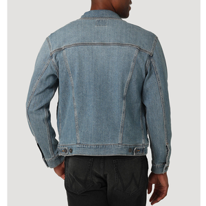 Veste en jean pour homme de qualité supérieure, conçue pour la durabilité, la flexibilité de mouvement et le confort quotidien à long terme - Product Image 2