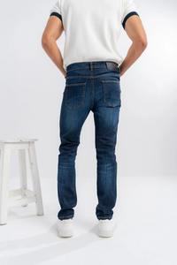 กางเกงยีนส์ของผู้ชายกางเกงผ้าฝ้ายมีกระดุมตกแต่งสำหรับฤดูหนาว - Product Image 2