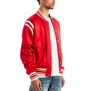 Veste universitaire élégante personnalisée à séchage rapide pour hommes coupe-vent motif personnalisé veste universitaire pour hommes - Product Image 3