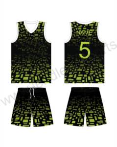 Maillots de basket-ball professionnels personnalisés pour hommes chemise ensembles courts uniformes de basket-ball à séchage rapide du collège vierge - Product Image 4