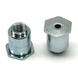 Rivets hexagonaux galvanisés résistants à la rouille, entretoises à trou aveugle, insert fileté pour l'assemblage de châssis - Product Image 1