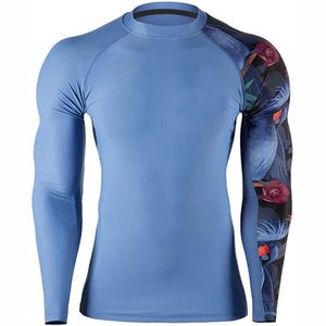 Nouveau Jiu Jitus BJJ Rash Guard pour hommes Bjj No GI MMA Full Sleeve Compression Rash Guards jiu jitsu kimono - Product Image 1