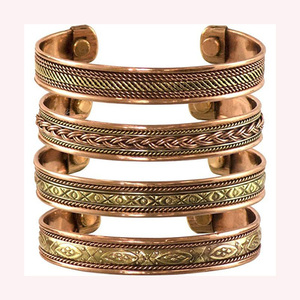 Premium Handwoven <b>Copper</b> Healing Bracelet Stylish Religious-Style Energy <b>Bangle</b> for Positive Vibes & Holistic Well-Being - Product Image 6