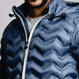 แจ็กเก็ตแบบพองสำหรับผู้ชายเสื้อโค้ทให้ความอบอุ่นในฤดูหนาวพิมพ์ลายได้ตามต้องการ - Product Image 6