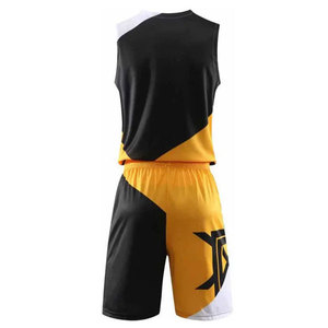 Uniformes de Baloncesto Personalizados de Primera Calidad para Hombre, Camisetas Transpirables con Impresión por Transferencia de Calor 100% - Product Image 3