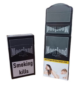 Caja de Cigarrillos Personalizada con Tapa Abatible |   Estuche para Cigarrillos de Metal, Plástico y Papel |   Soluciones de Empaquetado de Cigarrillos al por Mayor - Product Image 2