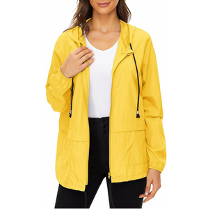 Abrigos de lluvia hechos a medida Venta caliente Nuevas chaquetas de lluvia con capucha Abrigos de lluvia impermeables transpirables de manga completa - Product Image 4