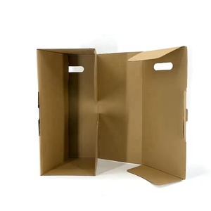 Custom Printed Kraft Paper Plant Shipping <strong>Box</strong> with Handle for Live Plants &amp; <strong>Flower</strong> Bouquets - Product Image 5
