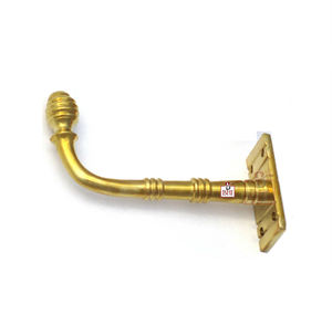 Gancho para Abrigos de Latón Macizo, Estilo Acanalado, Diseño Antiguo, Gancho para Abrigos de Latón Macizo Estilo Colmena - Estilo Victoriano Antiguo para Sombreros, Batas y Toallas - Product Image 2