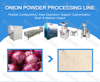 Baixin Fabricant Machine de traitement d'oignons semi-automatique Oignon sec déshydraté Ail Gingembre Poudre Ligne de fabrication