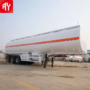 Çin'de yapılan paslanmaz çelik/alüminyum yakıt tankı benzin dizel kamyon römork yakıt tankı taşıma yakıt tankeri yarı römork