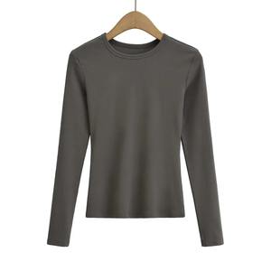 เสื้อยืดแขนสั้นสำหรับผู้หญิงเสื้อยืดผ้าฝ้ายเนื้อนุ่มใส่สบายปรับแต่งได้ตามต้องการสำหรับฤดูหนาว - Product Image 4