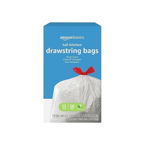 Sacs poubelles de cuisine à cordon de serrage de 13 gallons, qualité supérieure, robustes, qualité export, vente en gros - Product Image 2