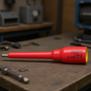 Llave de vaso hexagonal de grado industrial Hazet de 1/2'' con aislamiento protector de 1000V - Product Image 2