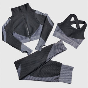 Conjunto de Yoga personalizado de alta calidad con etiqueta privada para mujer, conjunto de Yoga personalizado para mujer, conjunto de Yoga para mujer a precio bajo - Product Image 2