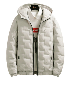 Veste d'hiver pour hommes de conception personnalisée OEM de haute qualité 250gsm 100% Nylon Water & Windproof Style Bomber avec tissu en toile - Product Image 3