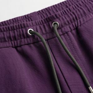 Fashionable Lightweight Long Drawstring Knitted Soft <b>Fabric</b> With Pocket Jogger Casual Cotton Polyester Jogger Pant Men - Product Image 4