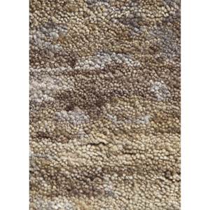 พรมขนสัตว์ถักมือสีเบจและสีน้ำตาลลาย Pansy รุ่น SPR-701 ลายแบบนามธรรม สำหรับห้องนั่งเล่น ทางเข้าบ้าน และห้องนอน - Product Image 3