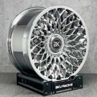 Jantes forgées monobloc Bku pour Rolls Royce Phantom Cullinan Ghost Wraith Dawn 21 22 pouces 5X112 5X120 Jantes en alliage chromé