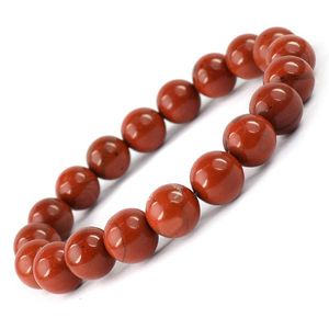 Pulsera de Cristal de Jaspe Rojo, Piedra Preciosa Natural Curativa para Fuerza y Estabilidad - Product Image 3