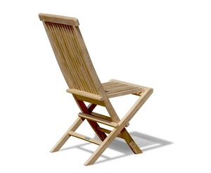 Silla Plegable de Jardín Fabricada con Madera de Teca Sólida Antigua, Diseño Elegante, Calidad Probada, Fabricante - Product Image 4
