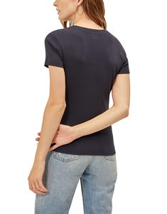 เสื้อยืดสตรีคอกลมน้ำหนักเบาระบายอากาศออกแบบได้เองดีไซน์ใหม่ล่าสุด - Product Image 2