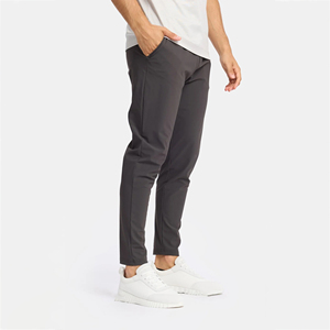 Survêtement gris ardoise pour homme 2025 avec logo personnalisé, sweat à capuche zippé, respirant, élégant, confortable pour le fitness et la performance - Product Image 6