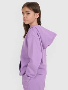 ชุดวอร์มแบบสวมหัวมีฮู้ดของเด็กผู้หญิงชุดวอร์มแบบสวมหัวแบบลำลองระบายอากาศได้คุณภาพระดับพรีเมียม - Product Image 4