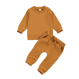 Personalizado de alta calidad con capucha niños pulóver niños al por mayor Otoño Invierno niños ropa de color sólido - Product Image 1