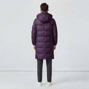 <b>Men's</b> Casual <b>Winter</b> Long Padded Jacket Quilted <b>Warm</b> <b>Coat</b> With Front Closure And Side Zip Pockets Reasonable Price OEM Service - Product Image 4