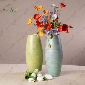 Vase de table en bambou enroulé personnalisable fait à la main - Matériel naturel écologique et décoration durable par Thanh Nam Arts JSC - Product Image 6